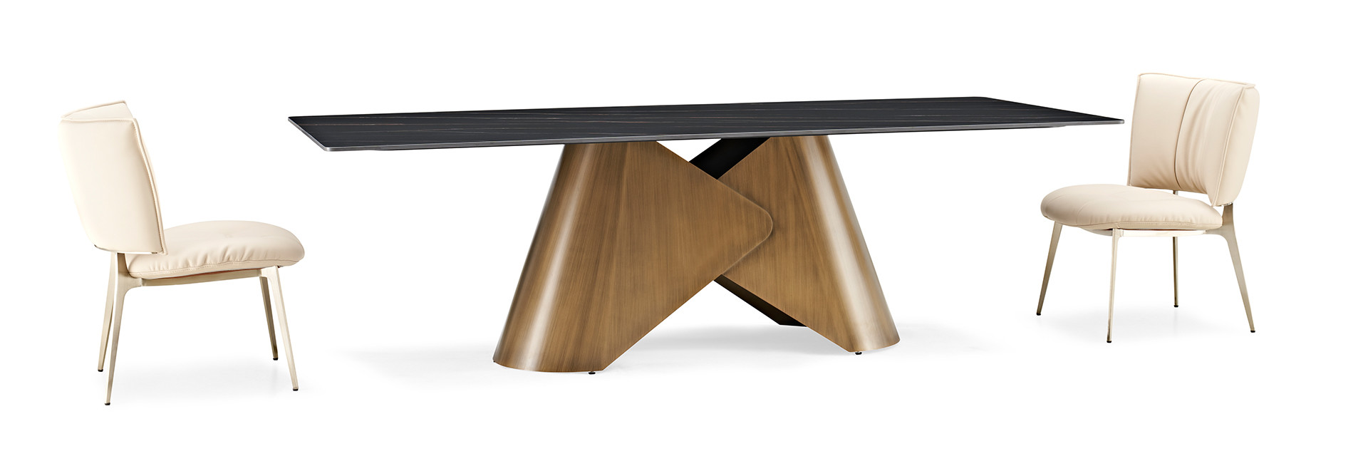 quality Ceramic Marble Top Dining Table factory